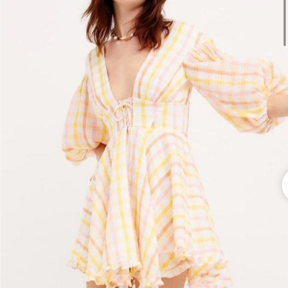 For Love and Lemons Puff Sleeve Dress